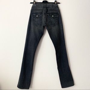 True religion Swarovski distressed denim